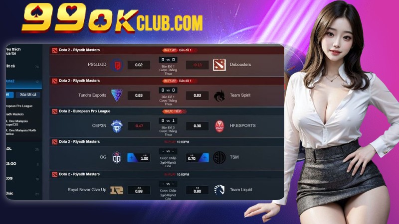 Sảnh cược với nhiều tựa game E-Sports giải trí đỉnh cao